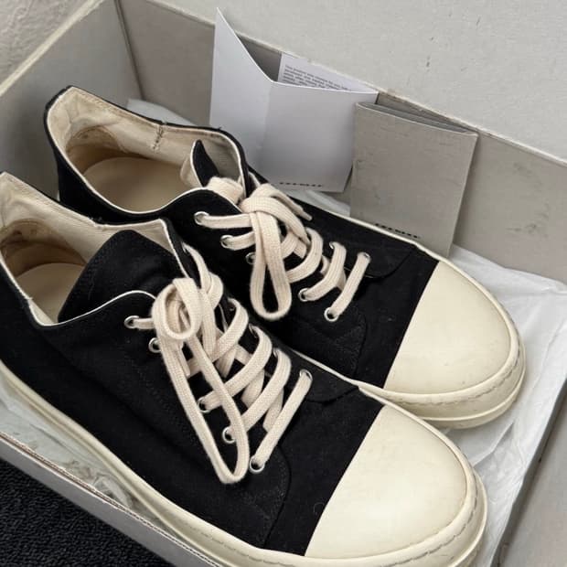 릭오웬스 컨버스 다크쉐도우라인 로우 44사이즈(280)