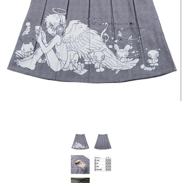 구해요)유민하 yuminha angel pleated skirt