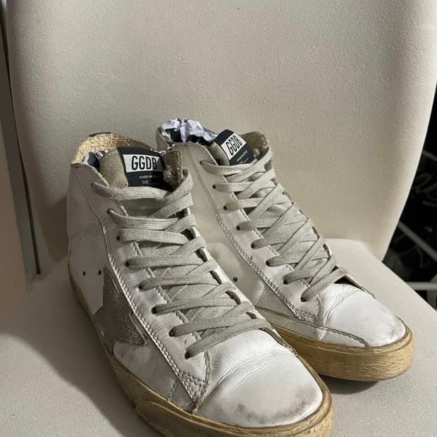 골든구스 하이탑 260 화이트실버