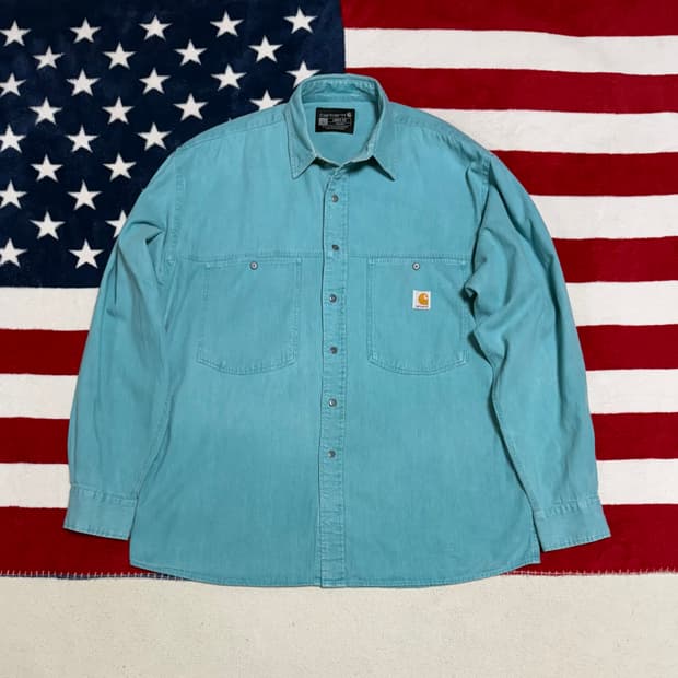 킬하트 워시드 워크셔츠. carharrt work shirt  빈티지 