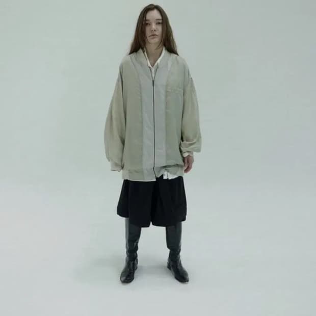 [Eont’s] Lining Stripe Blouson