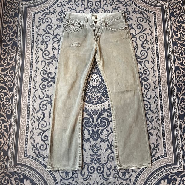 32 트루릴리전 데님 팬츠/W2635