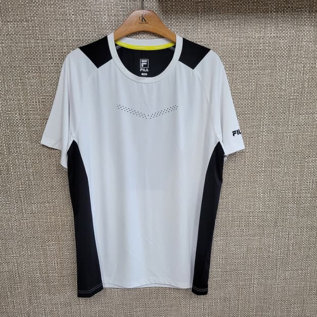 2XL 110사이즈 휠라 기능성 반팔티 런닝 운동 헬스 빅사이즈