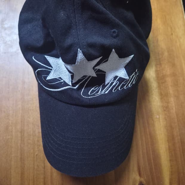 샴페인 블랭크  볼캡 블랙 Star cap Black