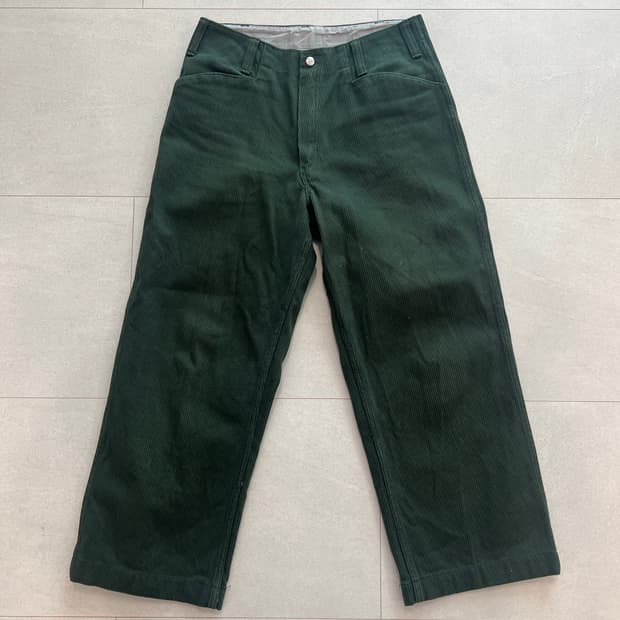 텐더로인 BDP 팬츠 코듀로이 그린 XS