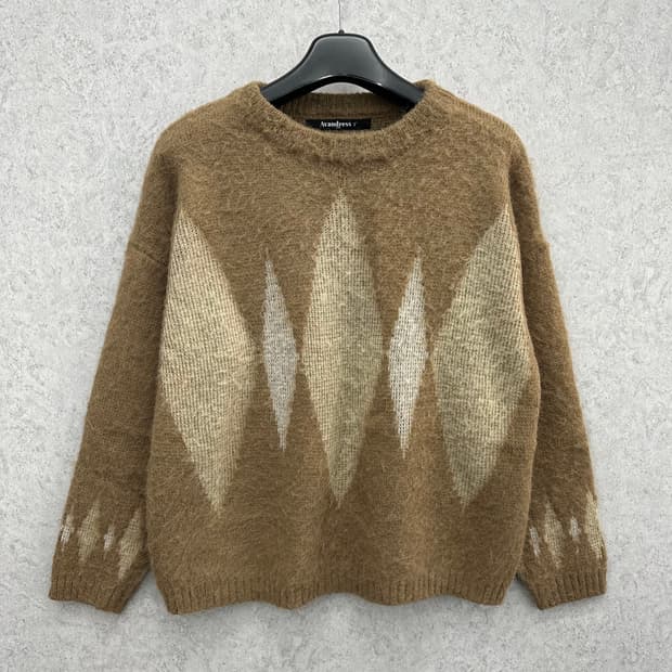 FREE 어반드레스 여자 루즈핏 울 니트