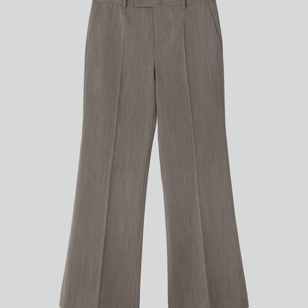 [새상품] 26ss 렉토 플레어핏 수트 팬츠 세피아 S