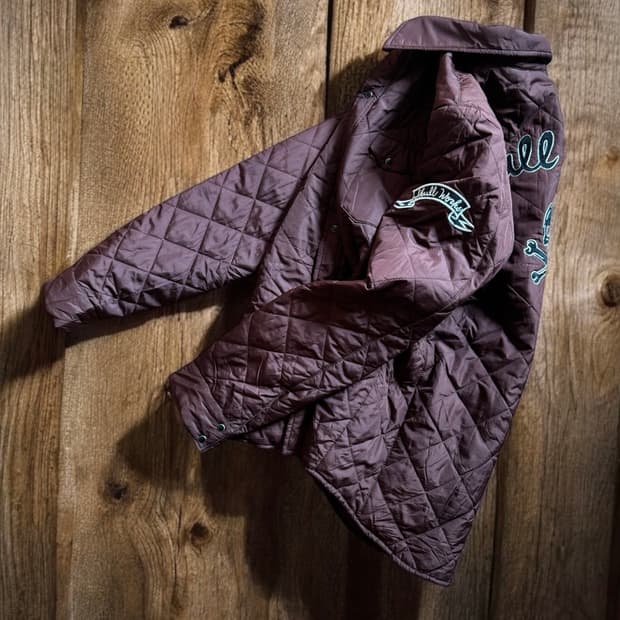 스컬웍스 다이아몬드 퀼팅 웨스턴 셔츠 자켓