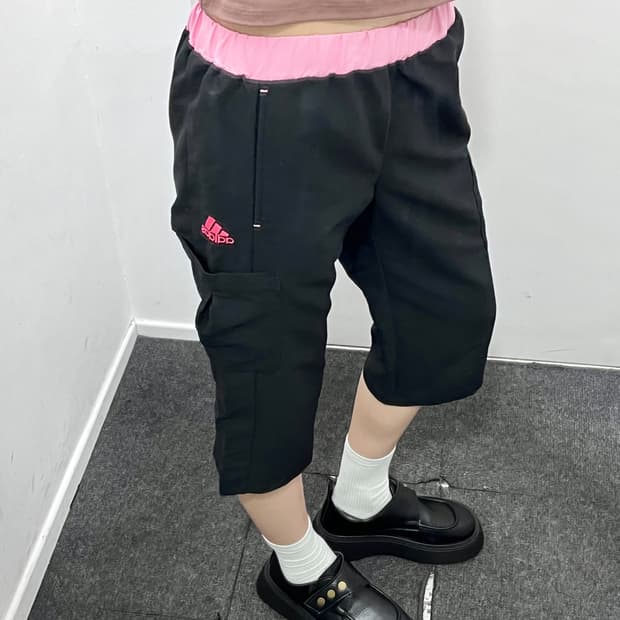 Adidas 아디다스 핑크 카프리 팬츠 바지