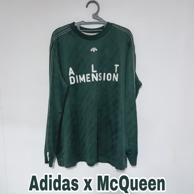 아디다스x알렉산더맥퀸 그린 블록코어 봄 공용 유니폼