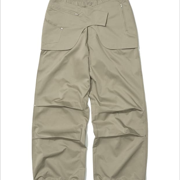 파르티멘토우먼 송이송이 투웨이 파라슈트 팬츠 카키베이지