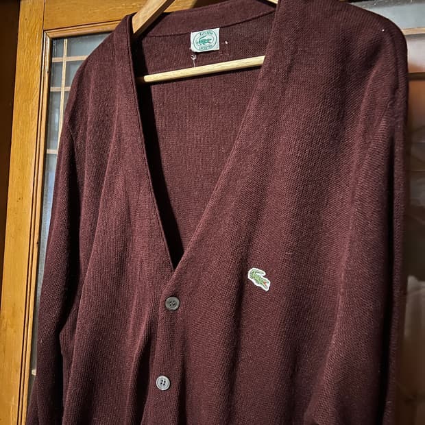 80s USA 빈티지 라코스테 가디건 (105~)