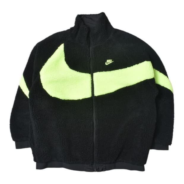 나이키 빅로고 양면 양털 후리스 플리스 자켓 M N1046