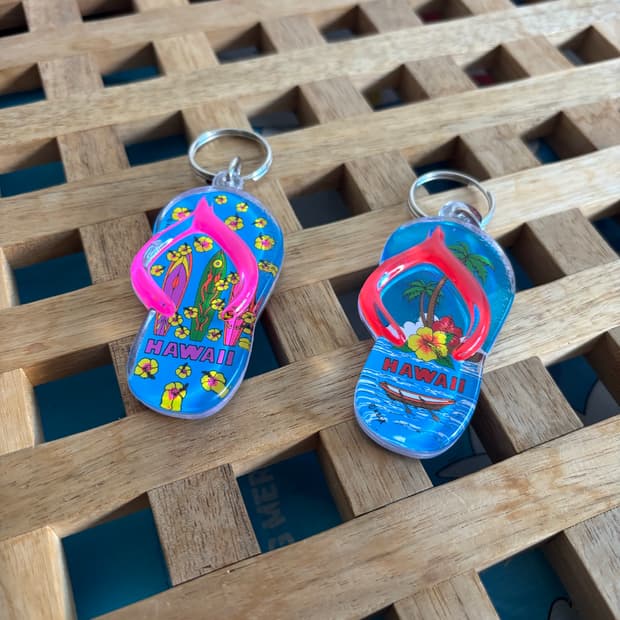 미국 하와이 샌들 키링