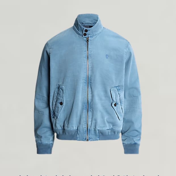 폴로 랄프로렌 가먼트 다이 치노 자켓 XS