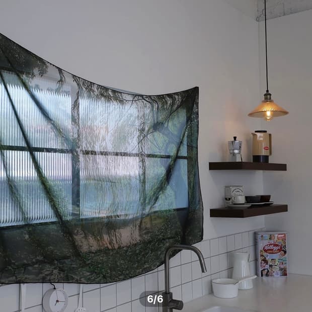 willow tree 쉬폰패브릭 [145x225cm] 벽걸이 인테리어