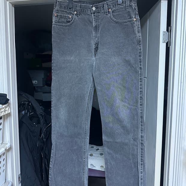 [36X32] 90s 빈티지 리바이스 517 흑청