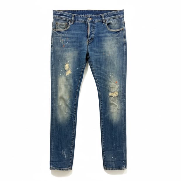 디스퀘어드2 워싱 스케이터 데님 48