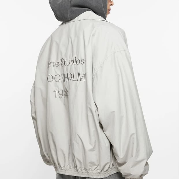 [42] 24fw 아크네스튜디오 자수 로고 재킷 그레이