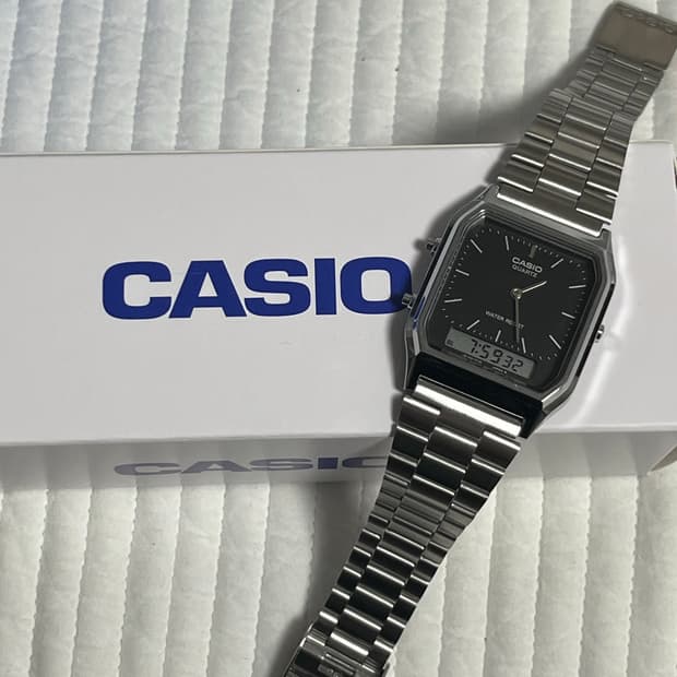카시오 메탈시계