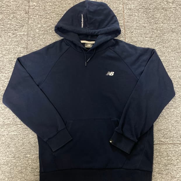 뉴발란스 네이비 후드티 XL 105