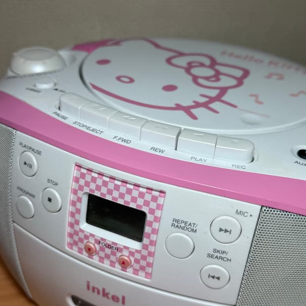 산리오 헬로키티 인켈 CD플레이어
