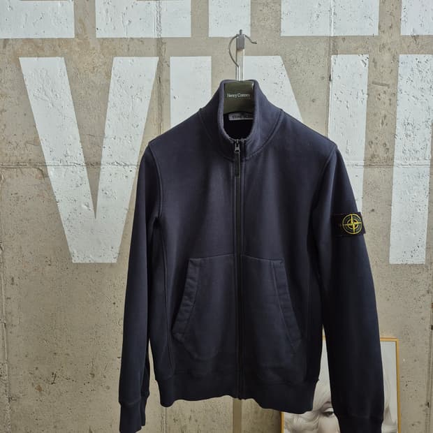 스톤아일랜드 백화점판 약기모 면집업(80K2820