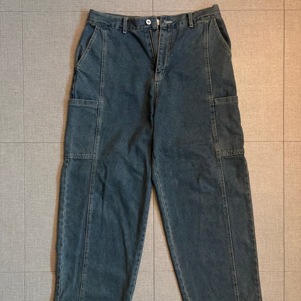 Washed pocket Denim Pants