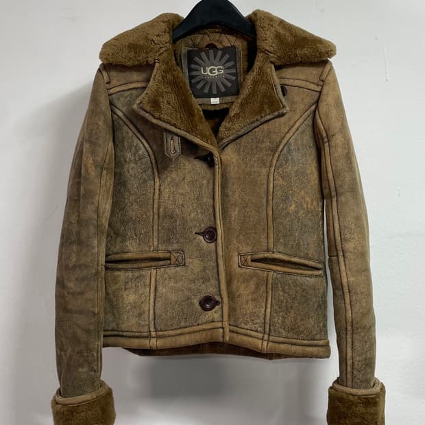 UGG 어그 우먼스 쉽스킨 워싱 무스탕 자켓 (on.462)