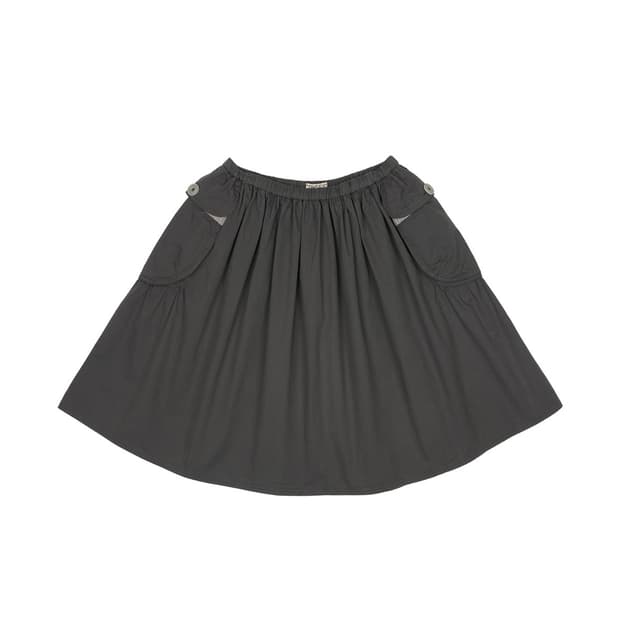 코이세이오 빅포켓 셔링 스커트 그레이 1size