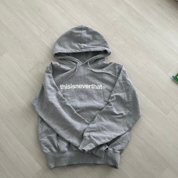 디스이즈네버댓 회색 후드티 S