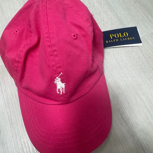폴로 모자 pink