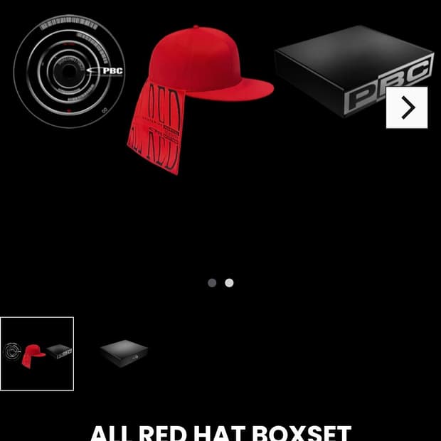 (미개봉) 플레이보이카티 ALL RED 박스셋 (씨디+캡)