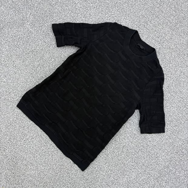 S 코스 여성 물결 반팔 니트 0415J