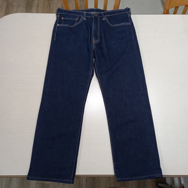 34 리바이스505 스판 일자진 진청 34-550