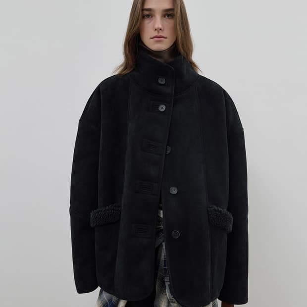 [새상품] OFC High Neck Shearling Mustang