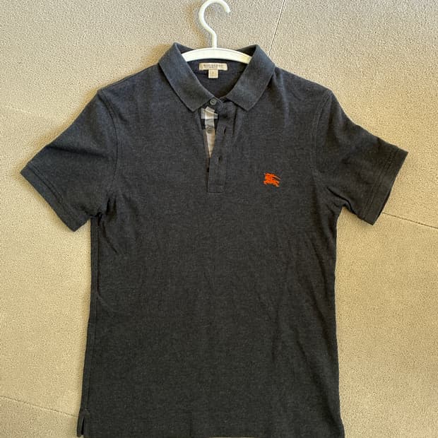 버버리 브릿 피케이 반팔 셔츠 S 사이즈