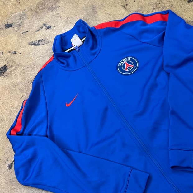 [정품/M] 나이키 파리생제르망 져지 트랙탑 레드 블루 b14