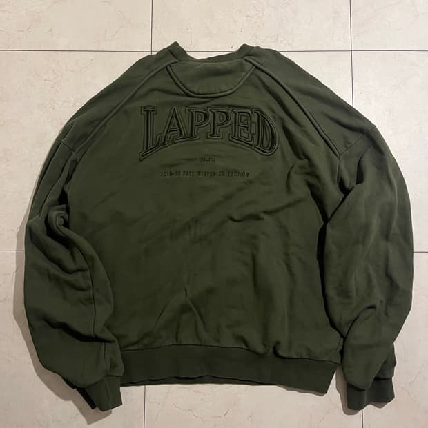 준지 18fw Lapped 자수 맨투맨 L