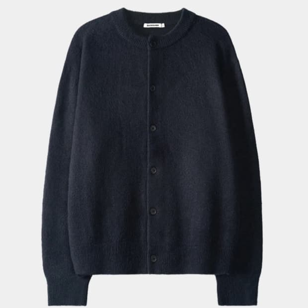 엑스컨테이너 가디건 네이비