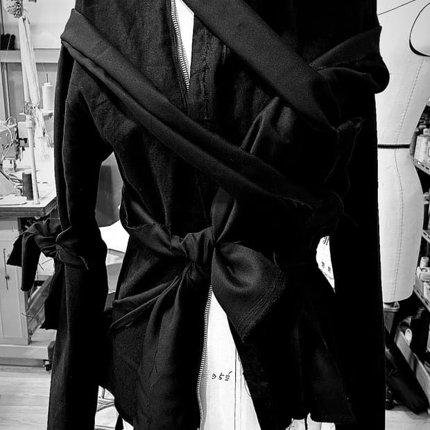 ( Handcrafted)atone Drape Jacket 