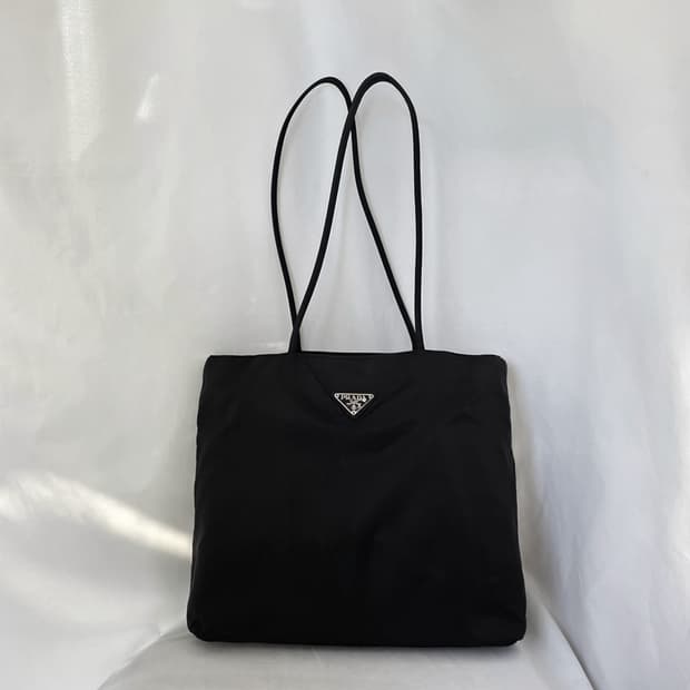 [정품 PRADA] 프라다 포코노 나일론 긴줄 숄더백 쇼퍼백 라지