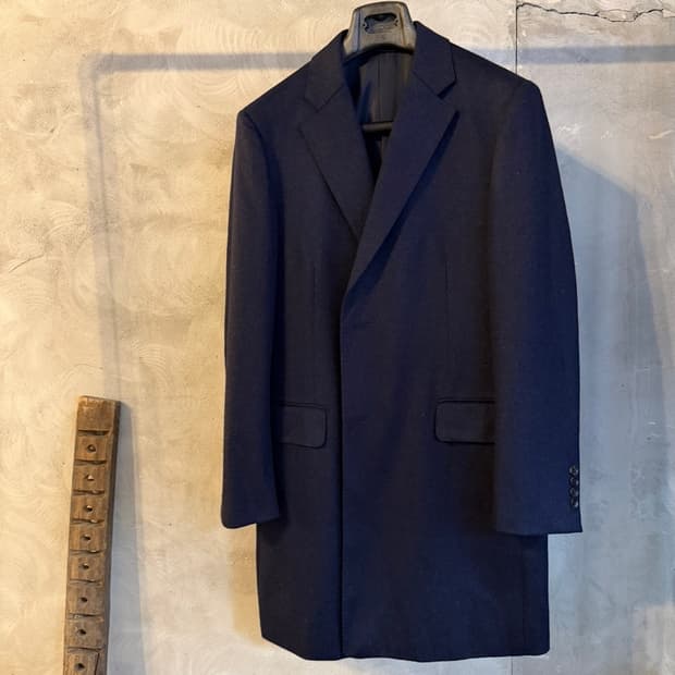 더반 캐시미어 체스터필드 코트 남성100