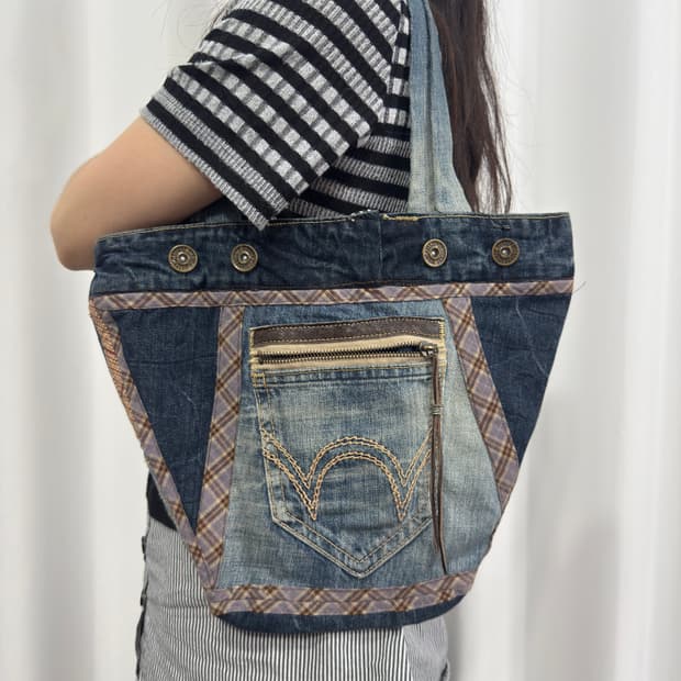 denim design bag