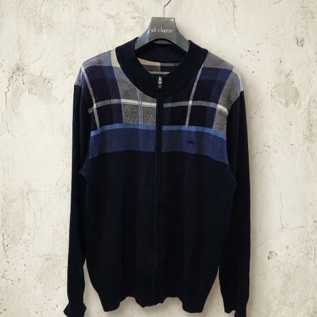 PAT 남성 체크 집업 가디건 105