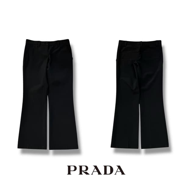 프라다 부츠컷 팬츠 y14376