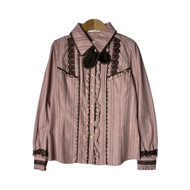 [Axes Femme] 엑시즈팜 양산형 레이스 블라우스