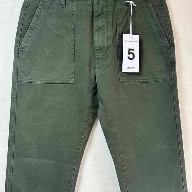 DEPARTMENT 5 / 슬림핏퍼티그팬츠 / 32 / 새상품