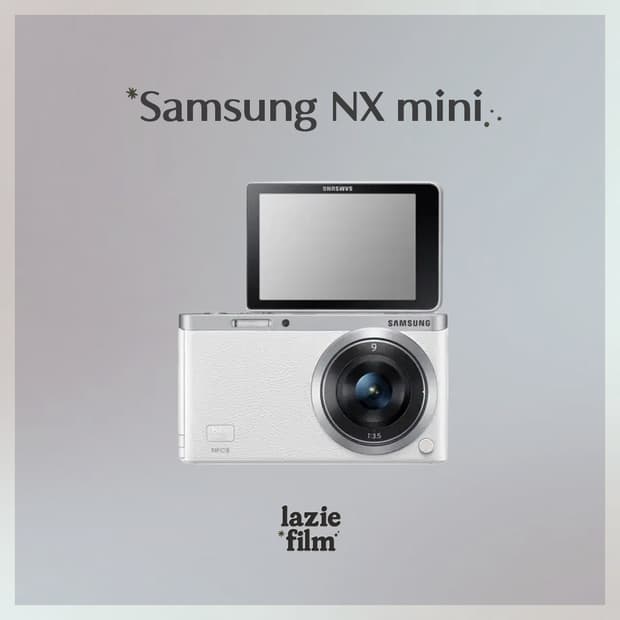 민트✧･ﾟSamsung NX mini 삼성 한효주 디카 미러팝