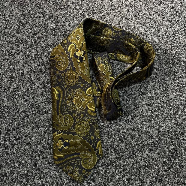 니나리치 NINA RICCI 페이즐리 실크 넥타이 